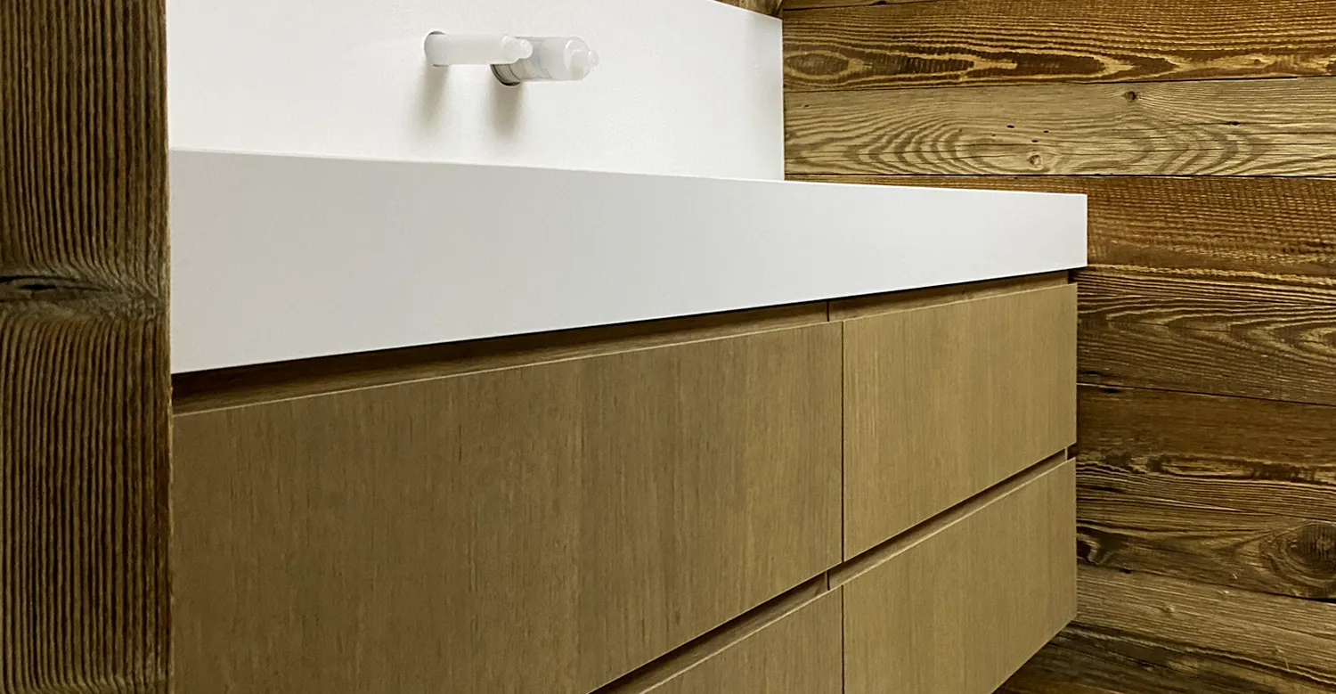 Meuble salle d’eau sur mesure mobilier salle d’eau sur mesure en bois