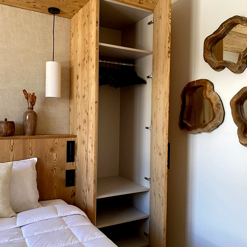 Agencement de chambres en montagne